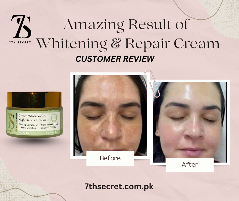 Dream Whitening and Night Repair Cream