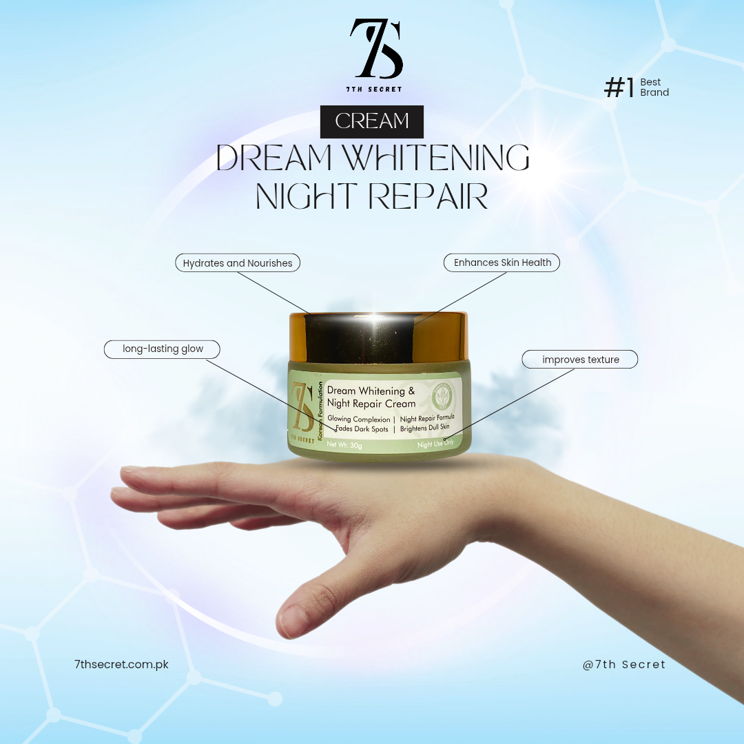 Dream Whitening and Night Repair Cream